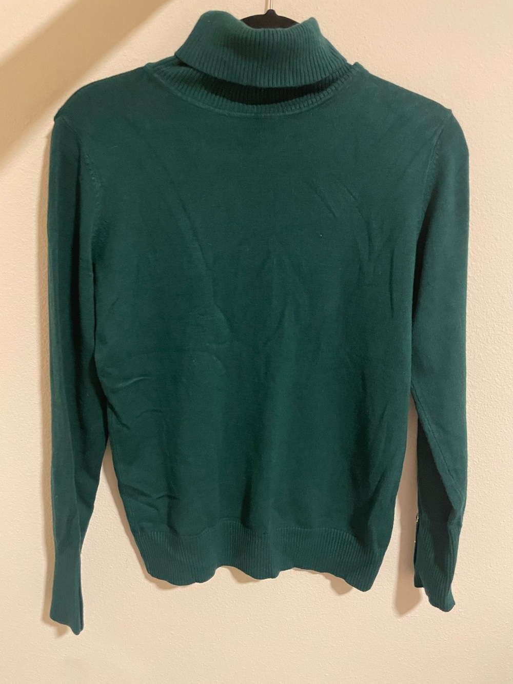 Joseph A. Forest Green Turtleneck Sweater